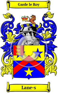 Lane-s Family Crest Download (JPG) Heritage Series - 300 DPI