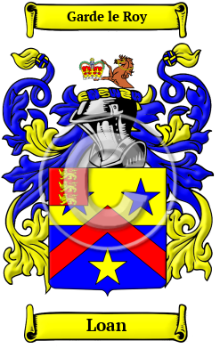 Loan Family Crest Download (JPG) Heritage Series - 600 DPI