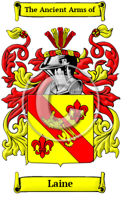 Laine Family Crest Download (JPG) Heritage Series - 600 DPI