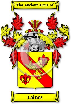 Laines Family Crest Download (jpg) Legacy Series - 150 DPI
