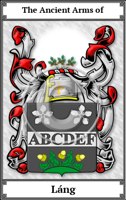 Láng Family Crest Download (JPG)  Book Plated - 150 DPI