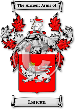 Lancen Family Crest Download (jpg) Legacy Series - 150 DPI