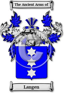 Langen Family Crest Download (JPG) Legacy Series - 600 DPI