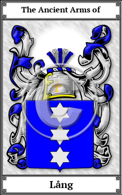 Lång Family Crest Download (JPG)  Book Plated - 150 DPI