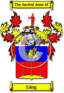 Lång Family Crest Download (jpg) Legacy Series - 150 DPI