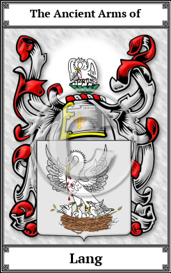 Lang Family Crest Download (JPG)  Book Plated - 150 DPI