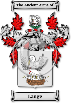 Lange Family Crest Download (jpg) Legacy Series - 150 DPI