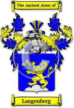 Langenberg Family Crest Download (jpg) Legacy Series - 150 DPI
