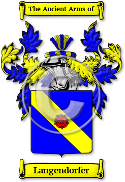 Langendorfer Family Crest Download (JPG) Legacy Series - 600 DPI