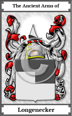 Longenecker Family Crest Download (JPG) Book Plated - 600 DPI