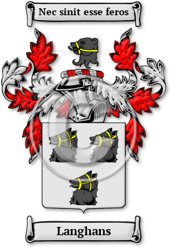 Langhans Family Crest Download (jpg) Legacy Series - 150 DPI