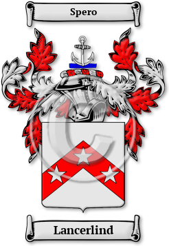 Lancerlind Family Crest Download (jpg) Legacy Series - 150 DPI