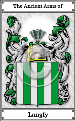 Langfy Family Crest Download (JPG)  Book Plated - 150 DPI