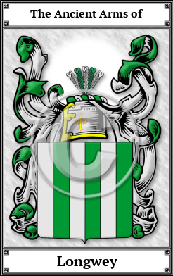 Longwey Family Crest Download (JPG)  Book Plated - 150 DPI