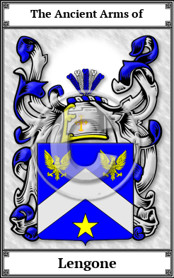 Lengone Family Crest Download (JPG)  Book Plated - 150 DPI
