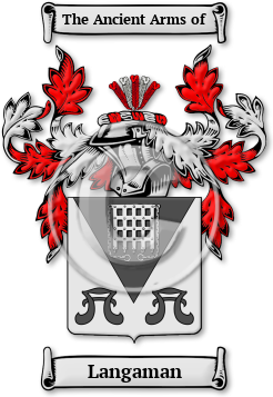Langaman Family Crest Download (jpg) Legacy Series - 150 DPI