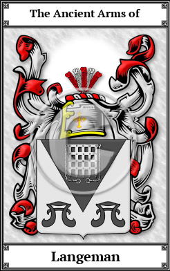 Langeman Family Crest Download (JPG)  Book Plated - 150 DPI