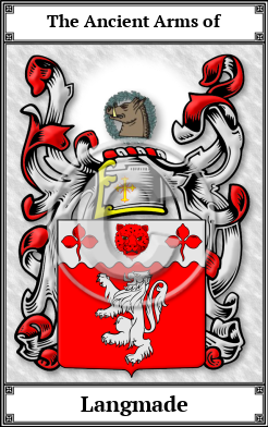 Langmade Family Crest Download (JPG)  Book Plated - 150 DPI