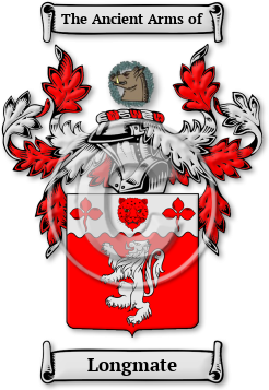 Longmate Family Crest Download (jpg) Legacy Series - 150 DPI