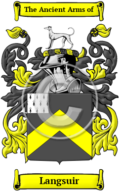 Langsuir Family Crest/Coat of Arms
