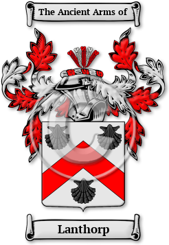 Lanthorp Family Crest Download (jpg) Legacy Series - 150 DPI