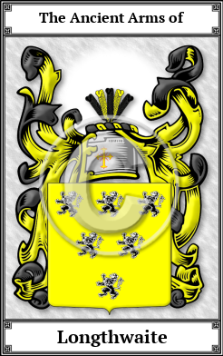 Longthwaite Family Crest Download (JPG)  Book Plated - 150 DPI