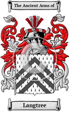 Langtree Family Crest/Coat of Arms