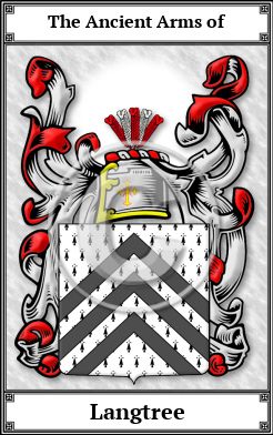 Langtree Family Crest Download (JPG) Book Plated - 300 DPI