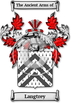 Langtrey Family Crest Download (jpg) Legacy Series - 150 DPI