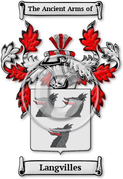 Langvilles Family Crest Download (jpg) Legacy Series - 150 DPI