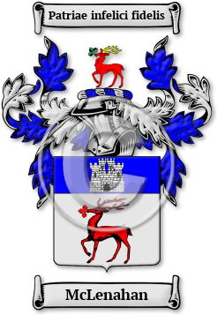 McLenahan Family Crest Download (jpg) Legacy Series - 150 DPI