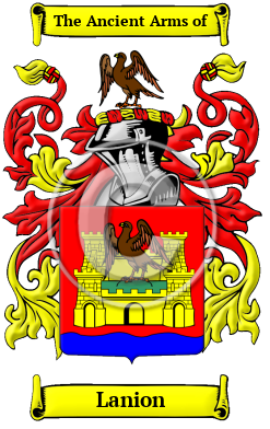Lanion Family Crest/Coat of Arms