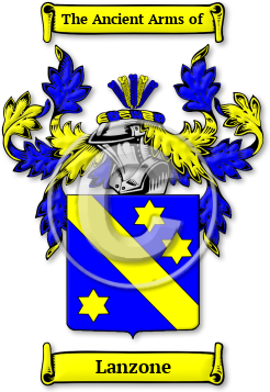 Lanzone Family Crest Download (jpg) Legacy Series - 150 DPI
