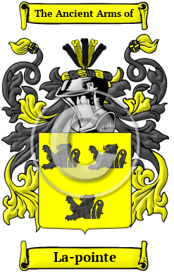 La-pointe Family Crest Download (JPG) Heritage Series - 300 DPI