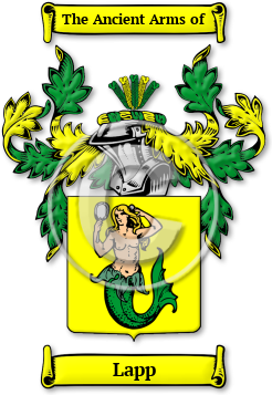 Lapp Family Crest Download (jpg) Legacy Series - 150 DPI