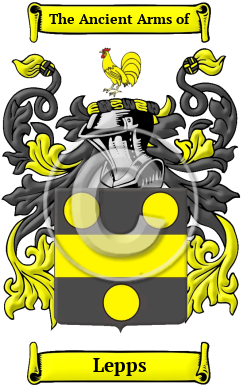 Lepps Family Crest Download (JPG) Heritage Series - 600 DPI