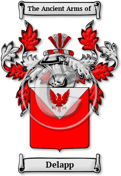 Delapp Family Crest Download (jpg) Legacy Series - 150 DPI