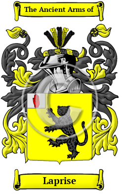 Laprise Family Crest Download (JPG) Heritage Series - 600 DPI