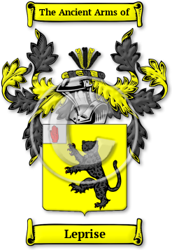 Leprise Family Crest Download (jpg) Legacy Series - 150 DPI