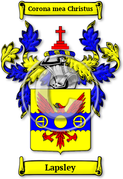 Lapsley Family Crest Download (jpg) Legacy Series - 150 DPI
