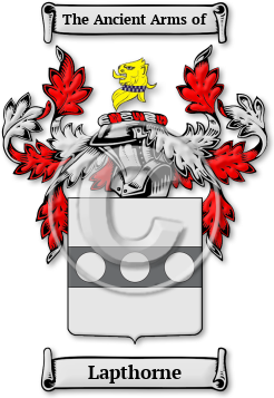 Lapthorne Family Crest Download (jpg) Legacy Series - 150 DPI