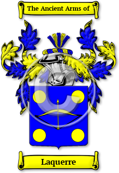Laquerre Family Crest Download (JPG) Legacy Series - 600 DPI