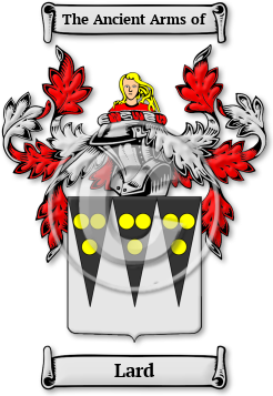Lard Family Crest Download (jpg) Legacy Series - 150 DPI