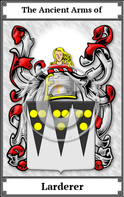 Larderer Family Crest Download (JPG)  Book Plated - 150 DPI