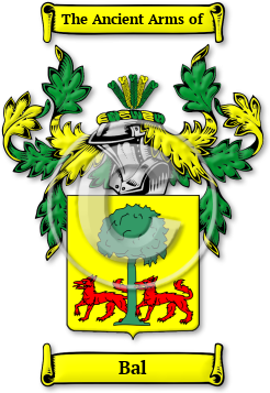 Bal Family Crest Download (jpg) Legacy Series - 150 DPI