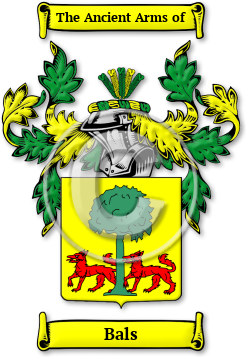 Bals Family Crest Download (jpg) Legacy Series - 150 DPI