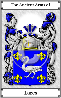 Lares Family Crest Download (JPG)  Book Plated - 150 DPI