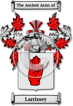 Larrissey Family Crest Download (jpg) Legacy Series - 150 DPI