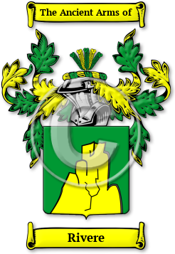 Rivere Family Crest Download (jpg) Legacy Series - 150 DPI