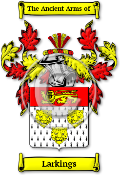 Larkings Family Crest Download (jpg) Legacy Series - 150 DPI